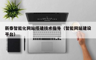 阳江新泰智能化网站搭建技术指导（智能网站建设平台）